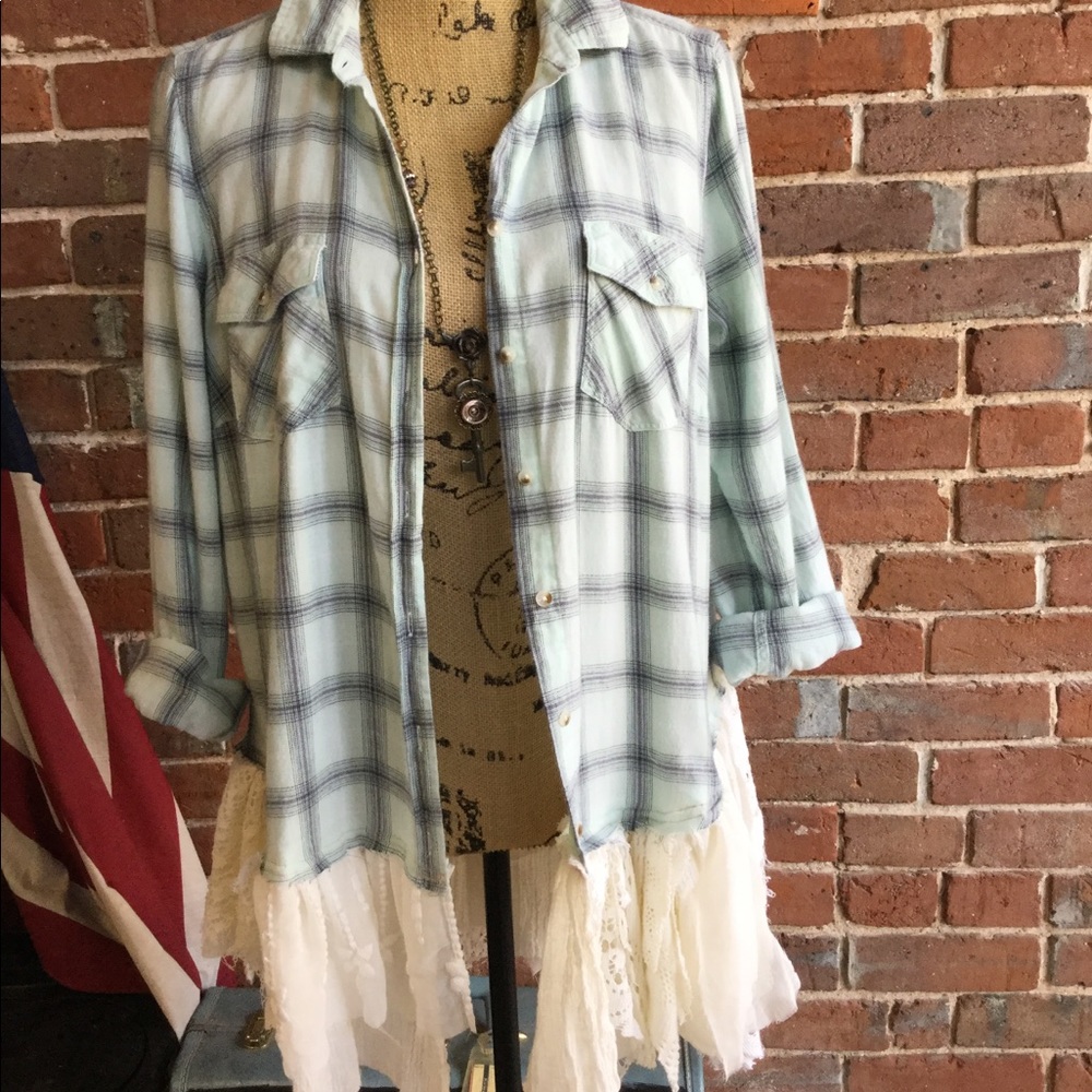 Romantic lacy shirt/jacket